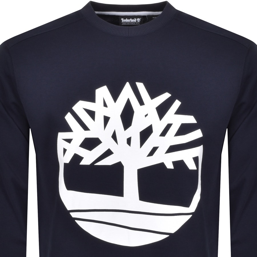 Alternative Image for ProductTimberland Crew Neck Logo Sweatshirt Navy2